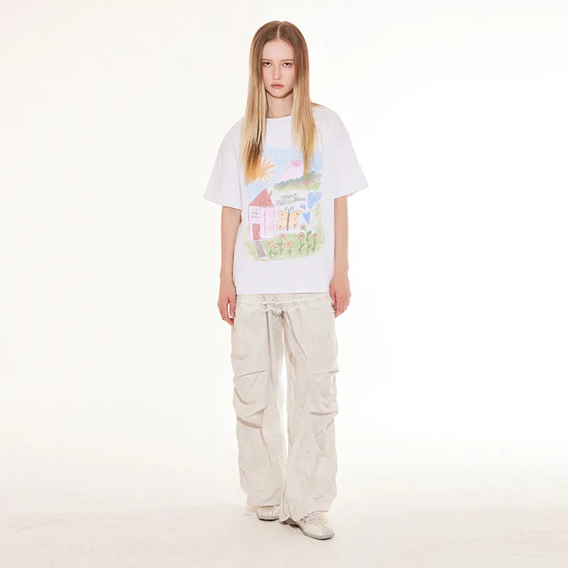 EMPTY REFERENCE T Shirts Unisex White-4