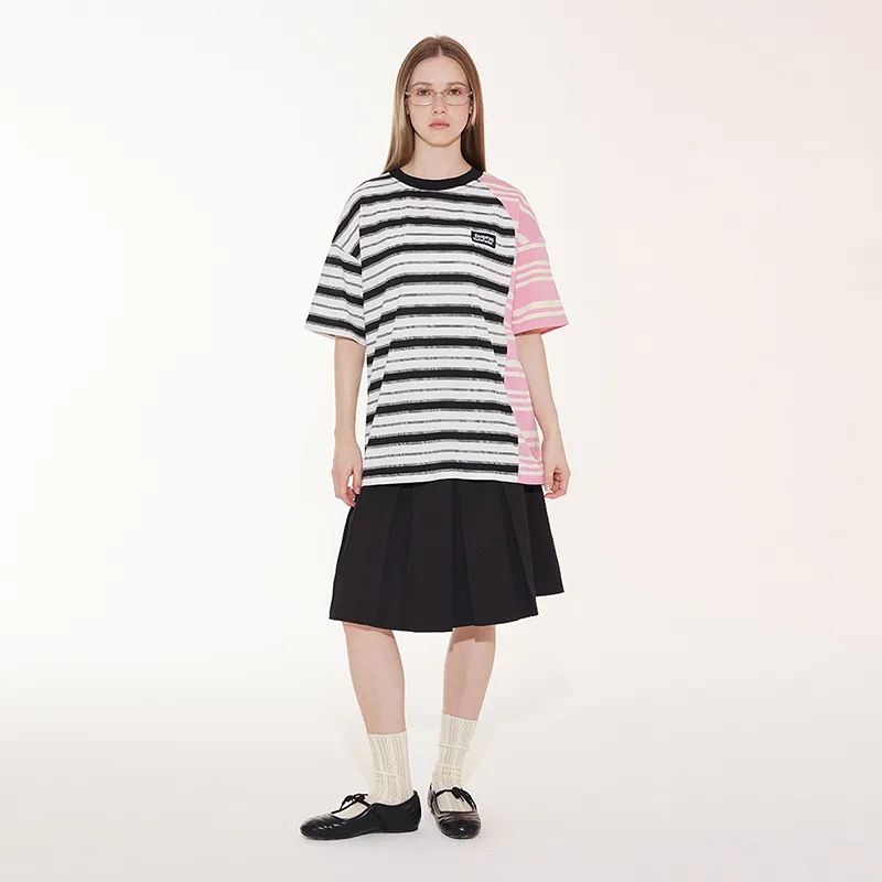 EMPTY REFERENCE T Shirts Unisex Black & Pink-4
