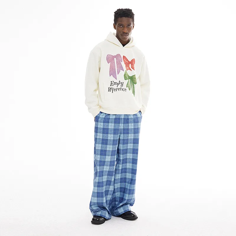 EMPTY REFERENCE Casual Pants Unisex Blue-5