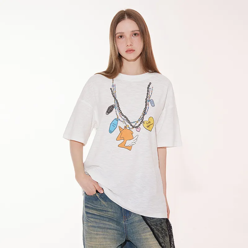 EMPTY REFERENCE T Shirts Unisex White-2