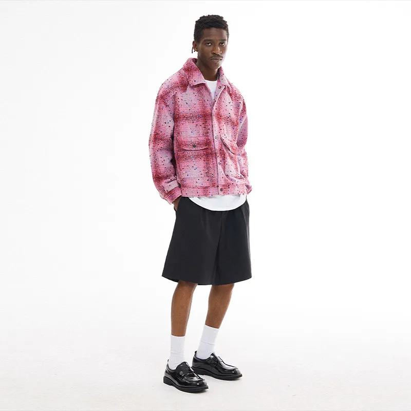 EMPTY REFERENCE Jackets Coats Unisex Pink-2
