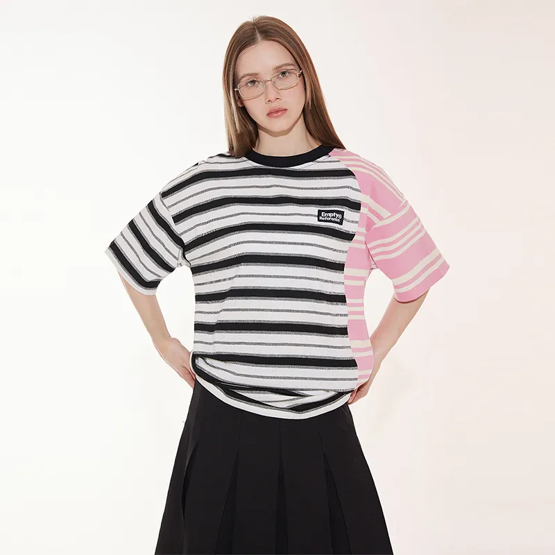 EMPTY REFERENCE T Shirts Unisex Black & Pink-5
