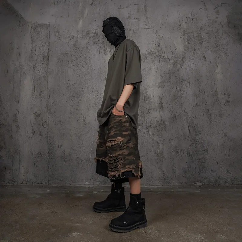 UNDERWATER Cargo Shorts Unisex Camouflage-4