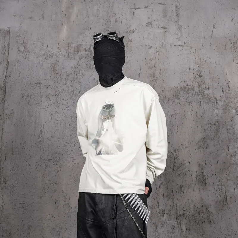 UNDERWATER Sweatshirt Unisex Dark White-2