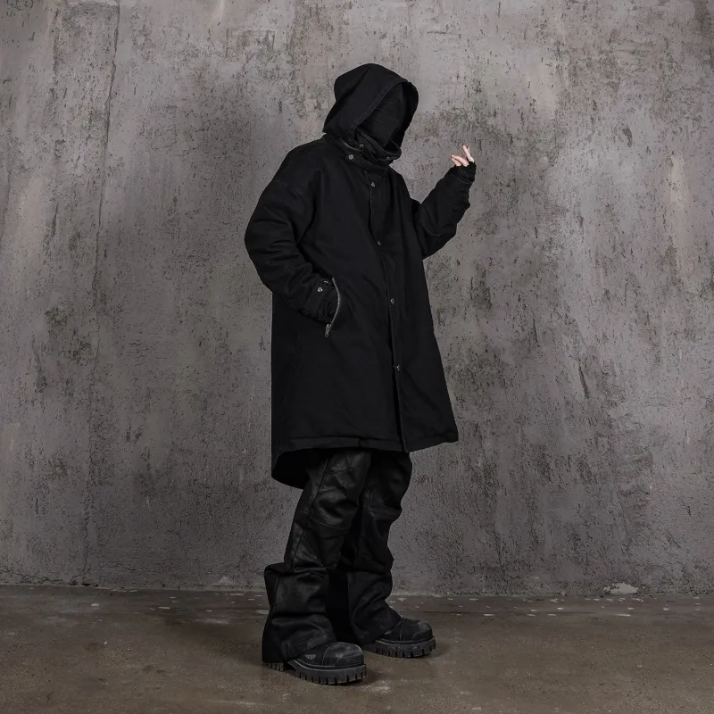 UNDERWATER Puffer Jacket Unisex Dusty Black-4