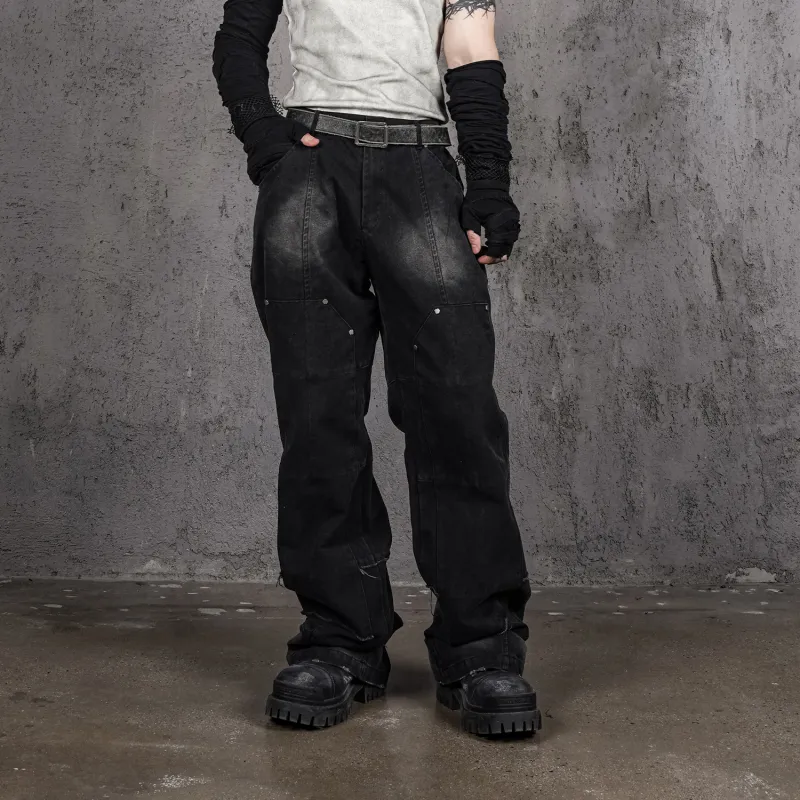 UNDERWATER Cargo Pants Unisex Dusty Black-2