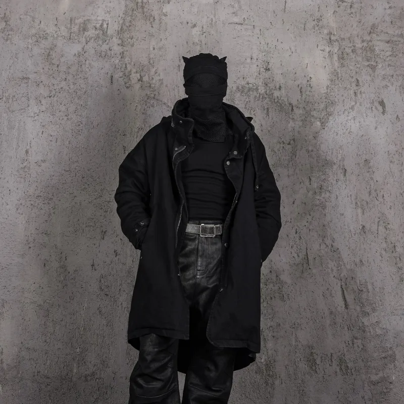 UNDERWATER Puffer Jacket Unisex Dusty Black-3