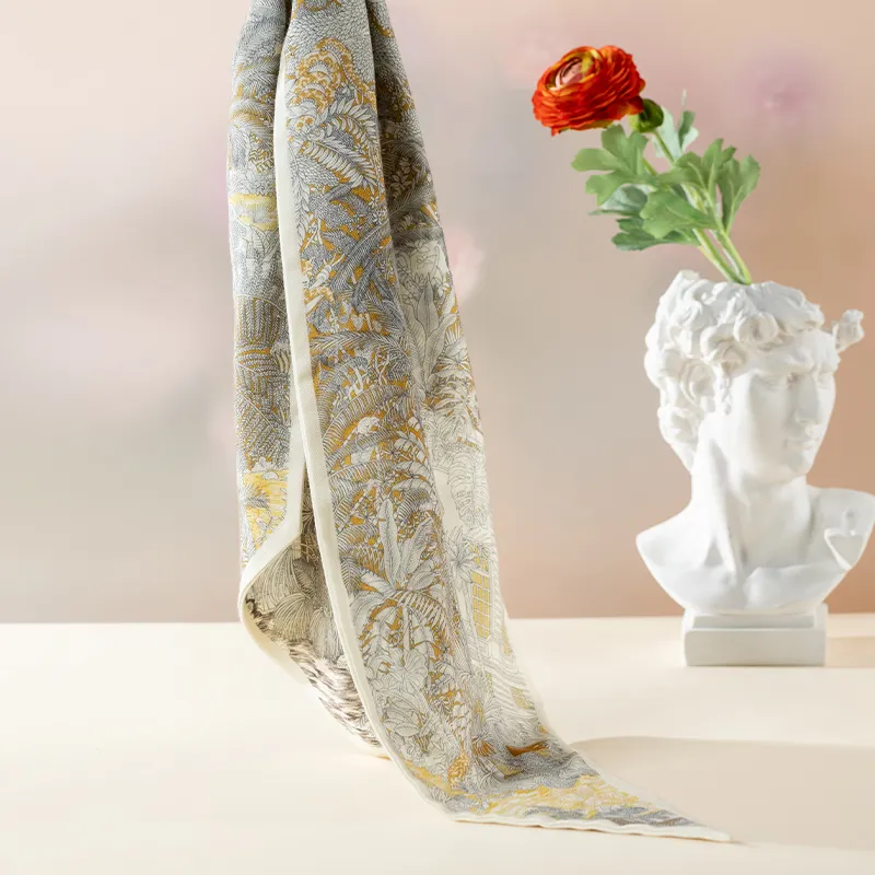 VANESSA HOGAN Wool Silk Scarves Women's-2