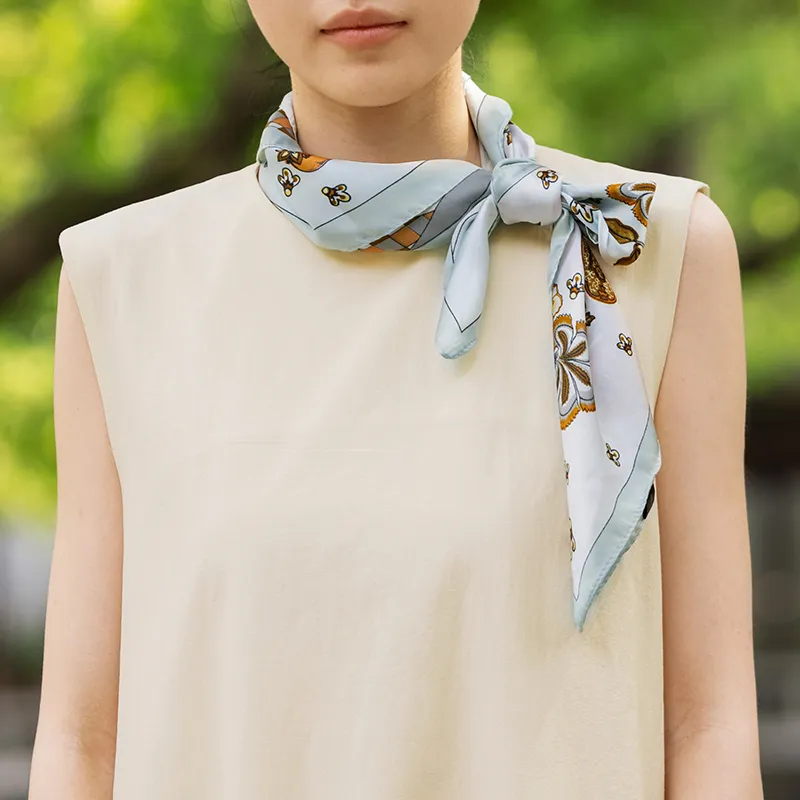 VANESSA HOGAN Silk Scarves Women's-4