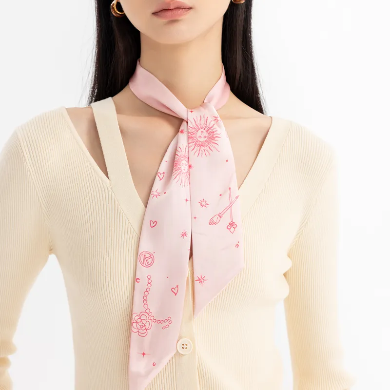 VANESSA HOGAN Silk Scarves Women's-4