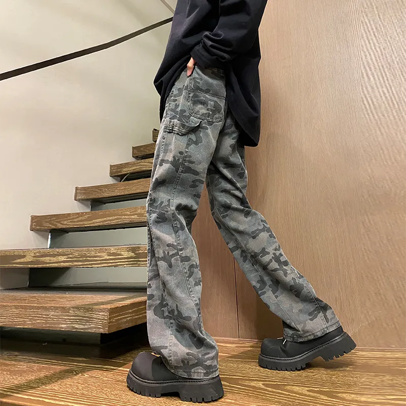 TESTUNG Jeans Unisex Camouflage Element-7