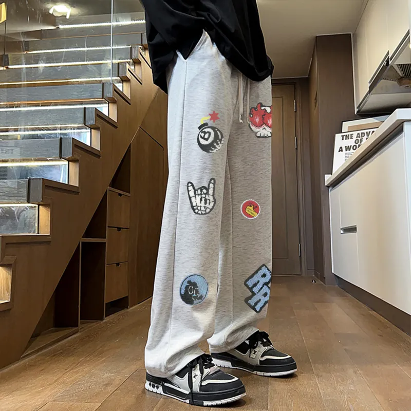 SUNSETMONENT Knitted Sweatpants Unisex-12