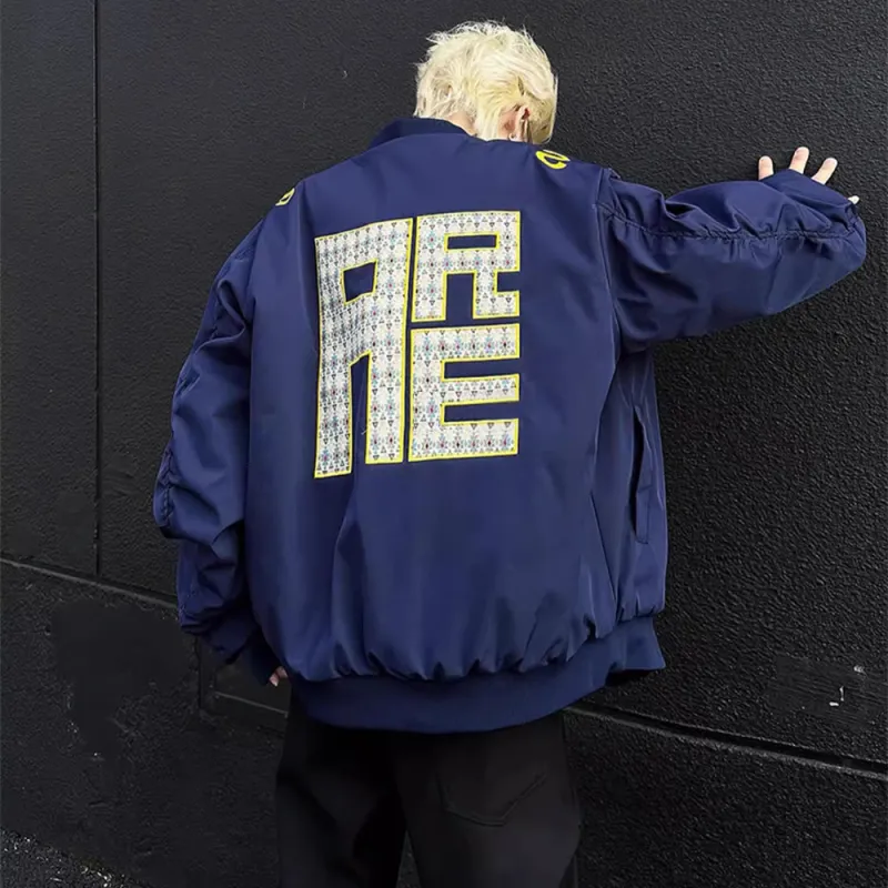 SUNSETMONENT Jacket Unisex Navy Blue-1
