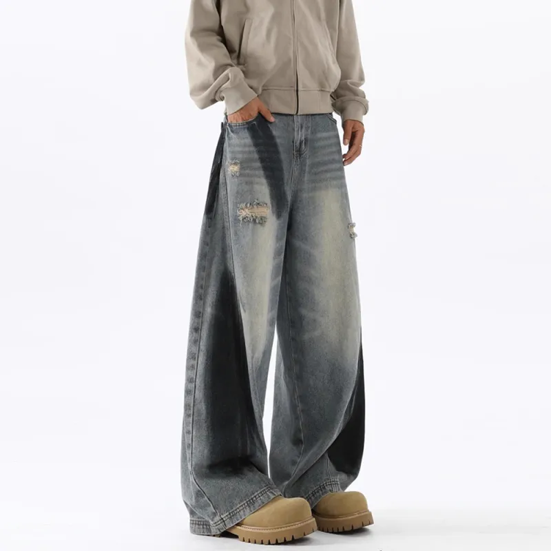 SUNSETMONENT Jeans Unisex Blue-1