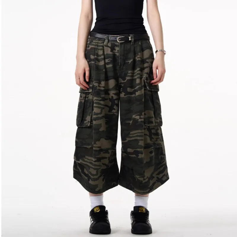 SUNSETMONENT Denim Shorts Unisex Green-4