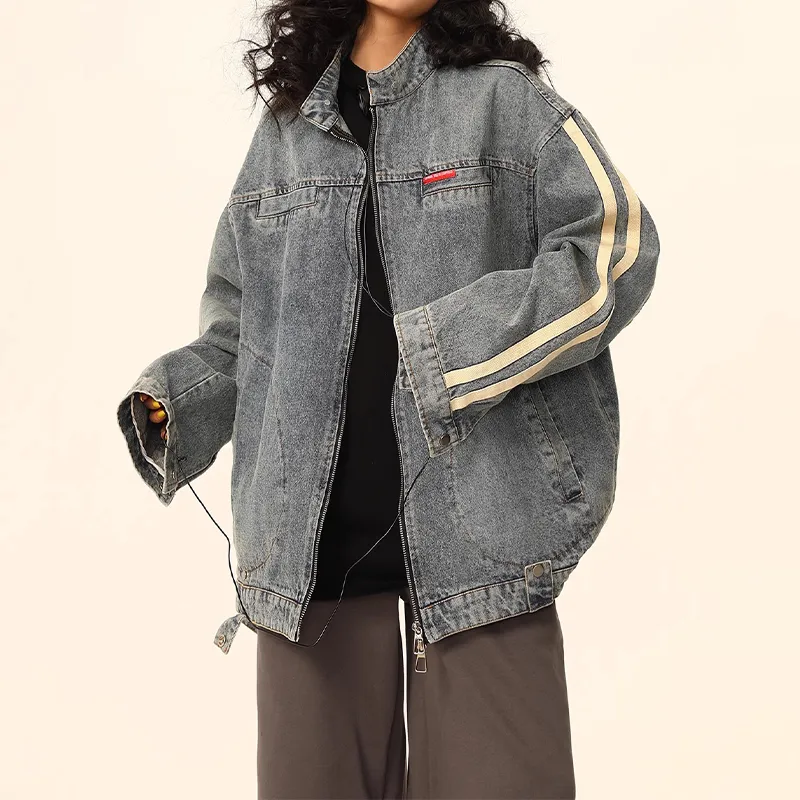 SUNSETMONENT Denim Jacket Unisex Blue-4