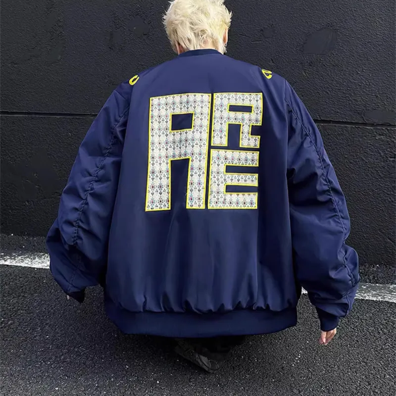 SUNSETMONENT Jacket Unisex Navy Blue-2