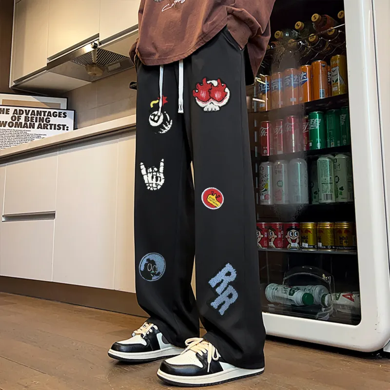 SUNSETMONENT Knitted Sweatpants Unisex-3
