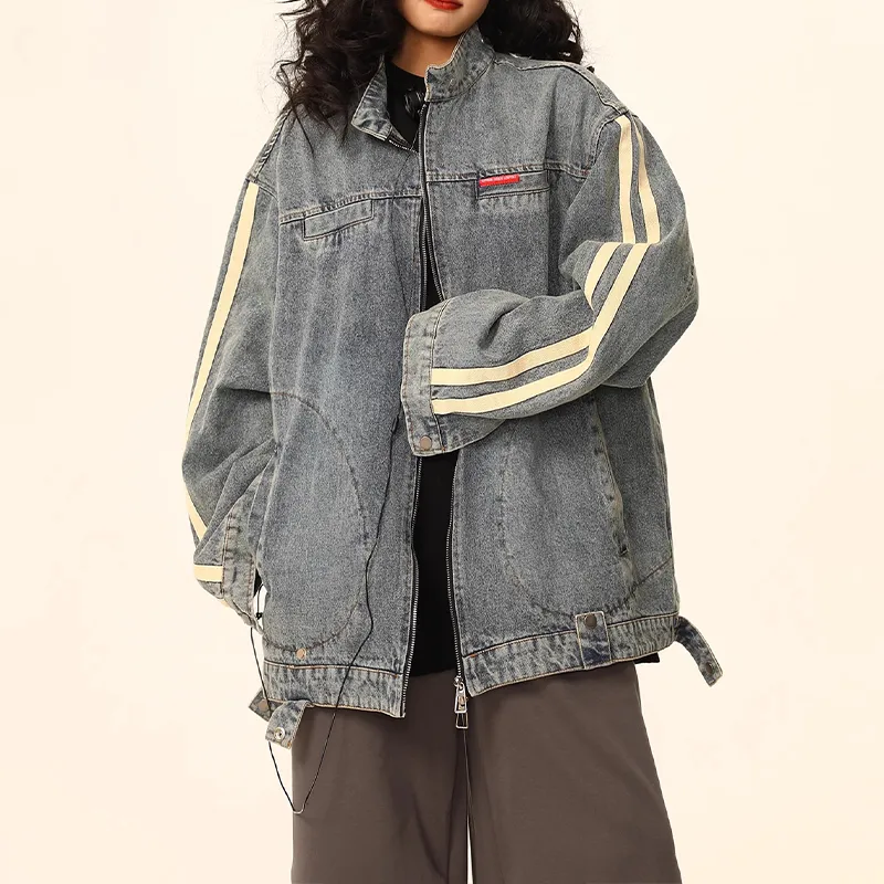 SUNSETMONENT Denim Jacket Unisex Blue-3