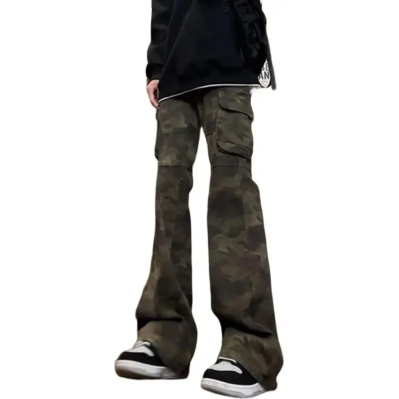 TESTUNG Jeans Unisex Camouflage Element-1