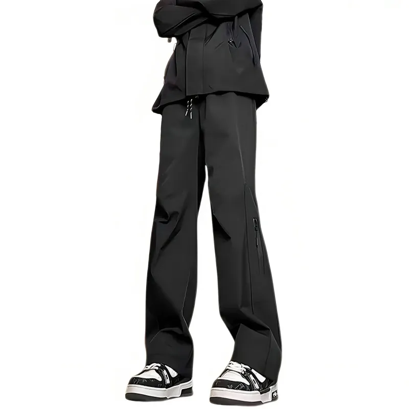 SUNSETMONENT Casual Pants Unisex Black-2