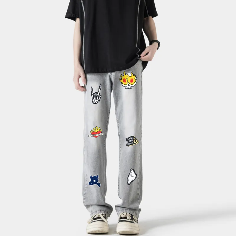SUNSETMONENT Jeans Unisex-20