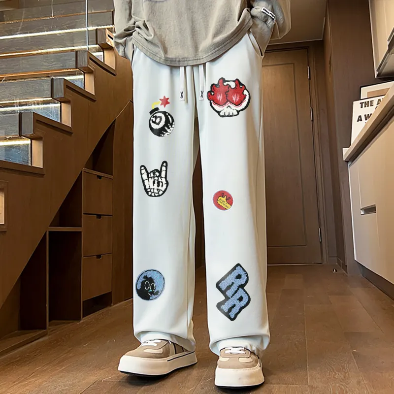 SUNSETMONENT Knitted Sweatpants Unisex-6