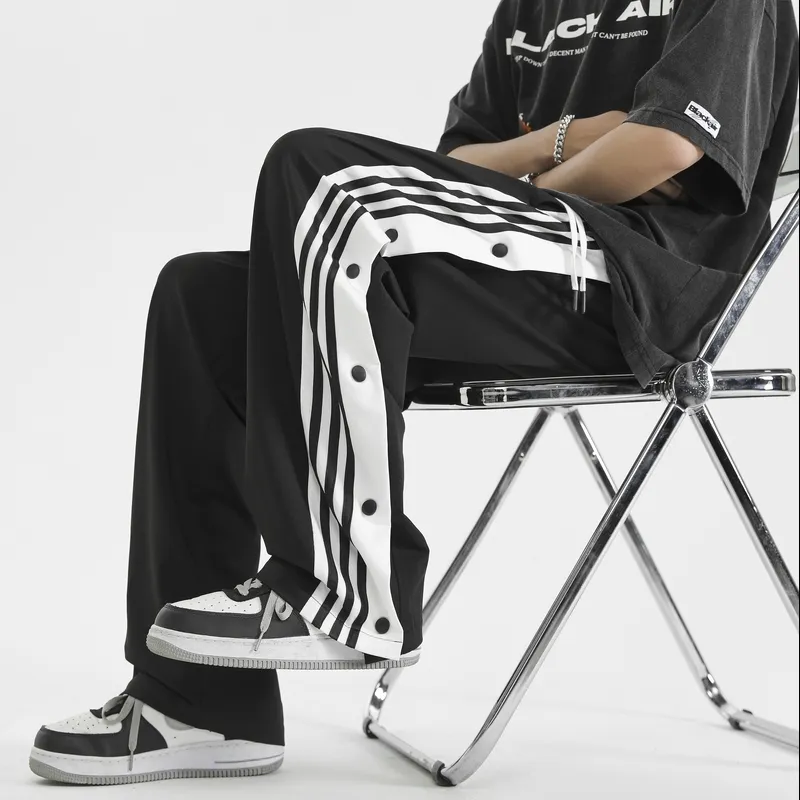 SUNSETMONENT Casual Pants Unisex Black-5