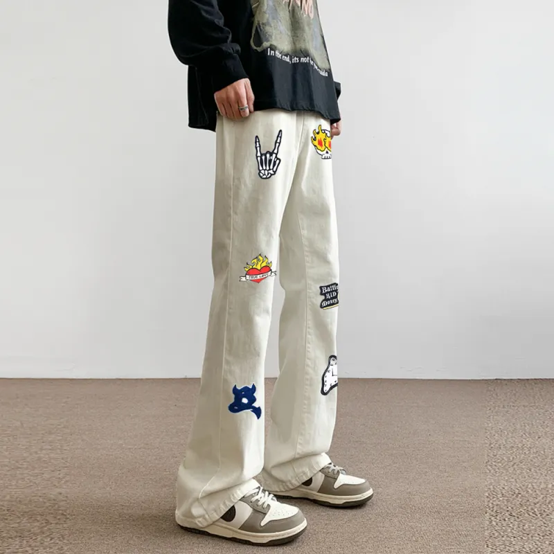 SUNSETMONENT Jeans Unisex-5