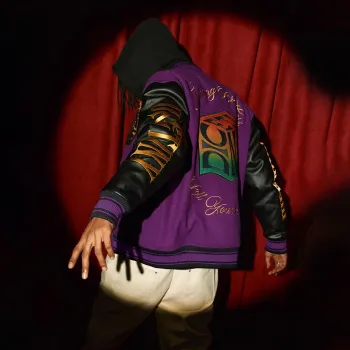 SUNSETMONENT Baseball Jacket Unisex Purple