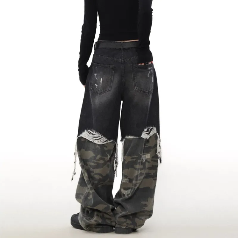 SUNSETMONENT Jeans Unisex Black-1