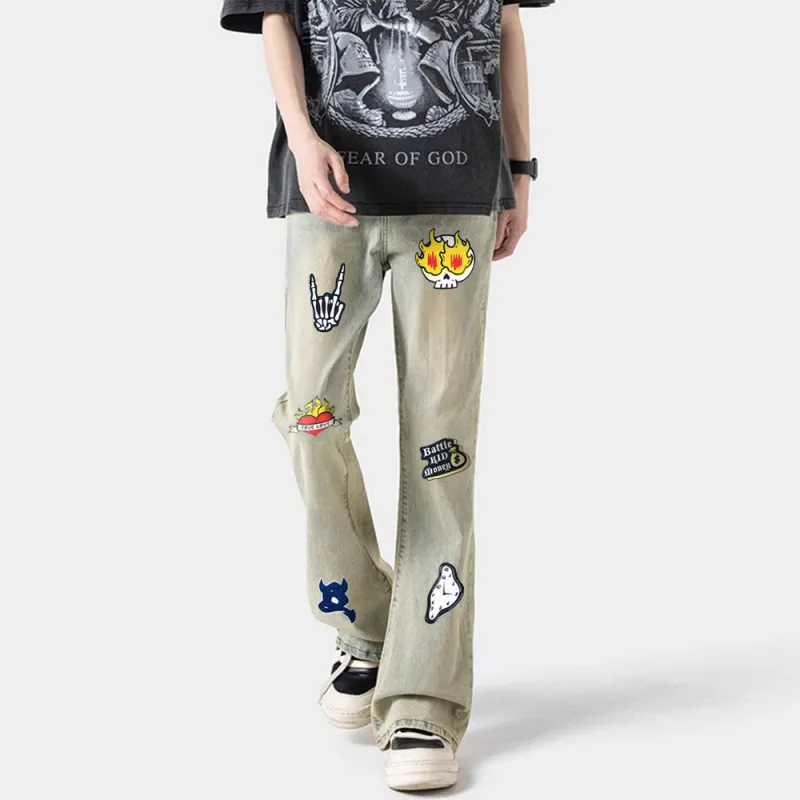 SUNSETMONENT Jeans Unisex-11