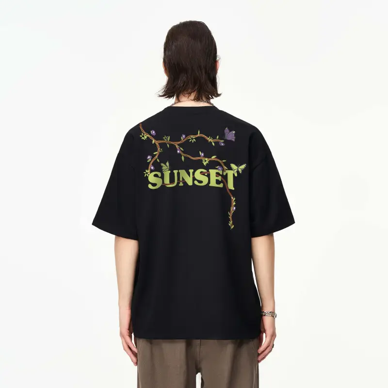 SUNSETMONENT Short Sleeved T Shirts Unisex-2