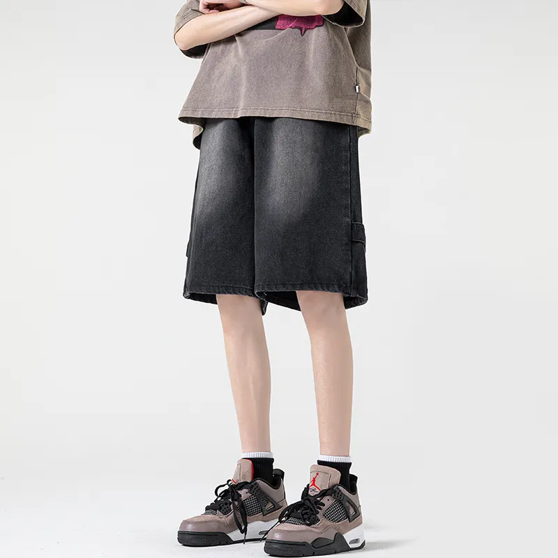 SUNSETMONENT Denim Shorts Unisex-2