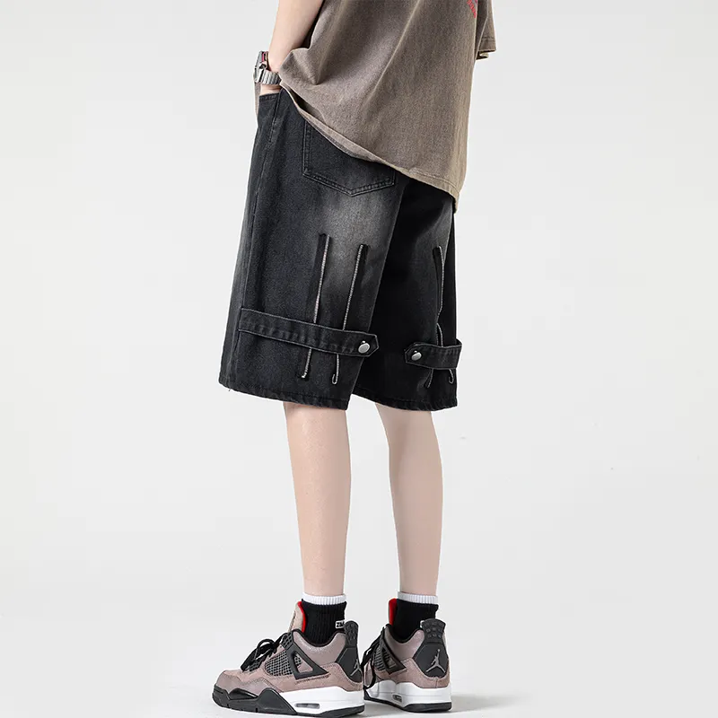 SUNSETMONENT Denim Shorts Unisex-4