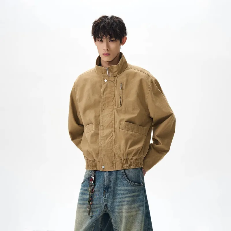 TESTUNG Jackets Unisex Khaki-6