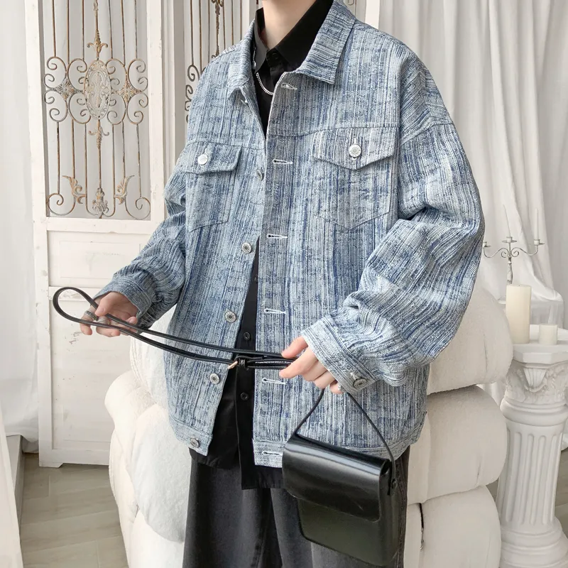 TESTUNG Denim Jackets Unisex-3