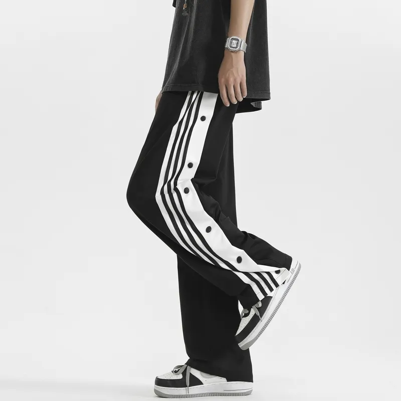 SUNSETMONENT Casual Pants Unisex Black-3