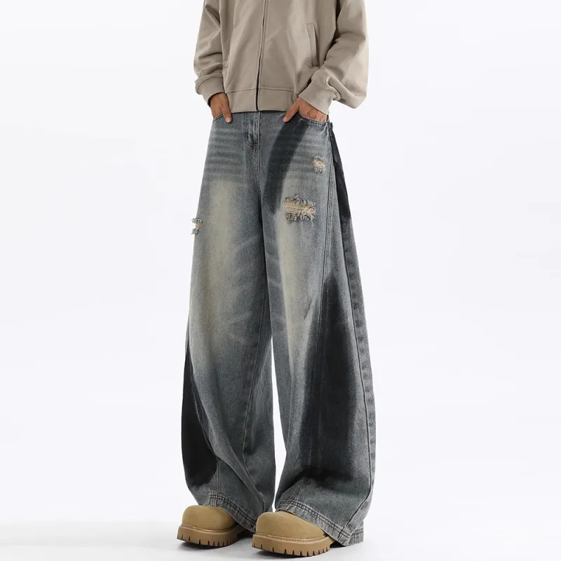 SUNSETMONENT Jeans Unisex Blue-2