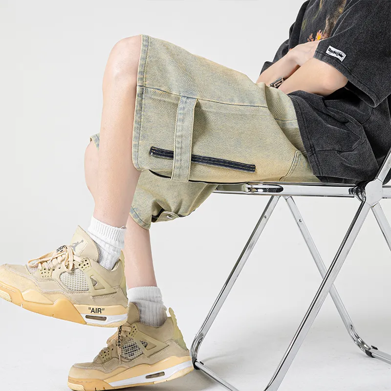 SUNSETMONENT Denim Shorts Unisex-11