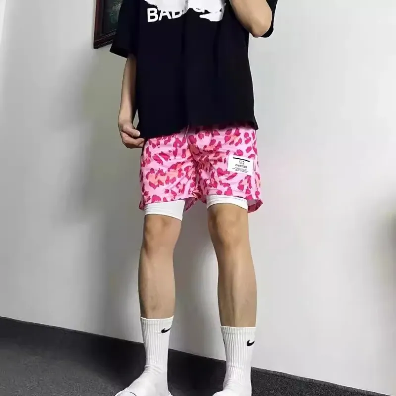PAINT STAIN Casual Shorts Unisex-1