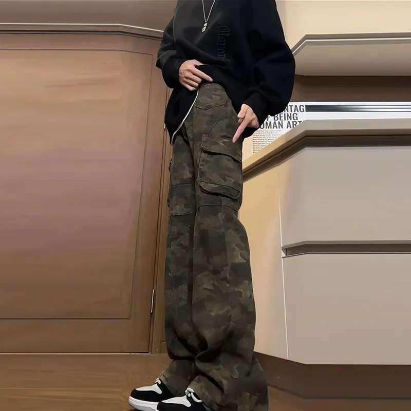 TESTUNG Jeans Unisex Camouflage Element-4