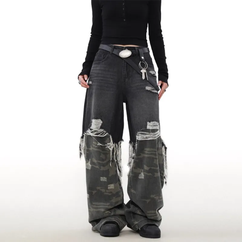 SUNSETMONENT Jeans Unisex Black-4