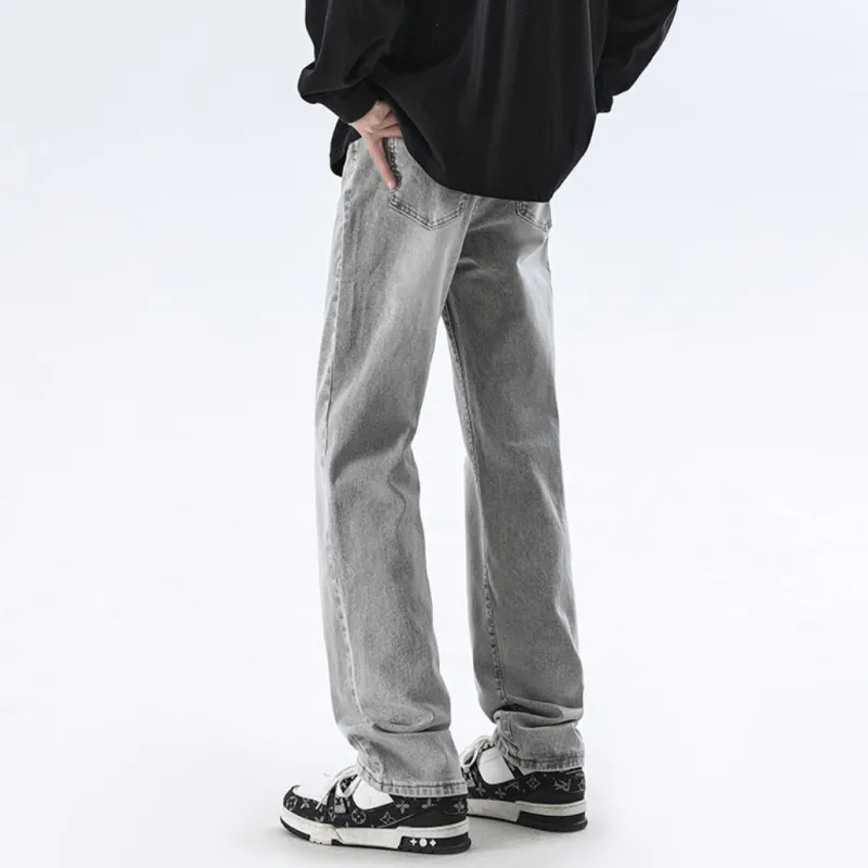 SUNSETMONENT Jeans Unisex Black Gray Color-11