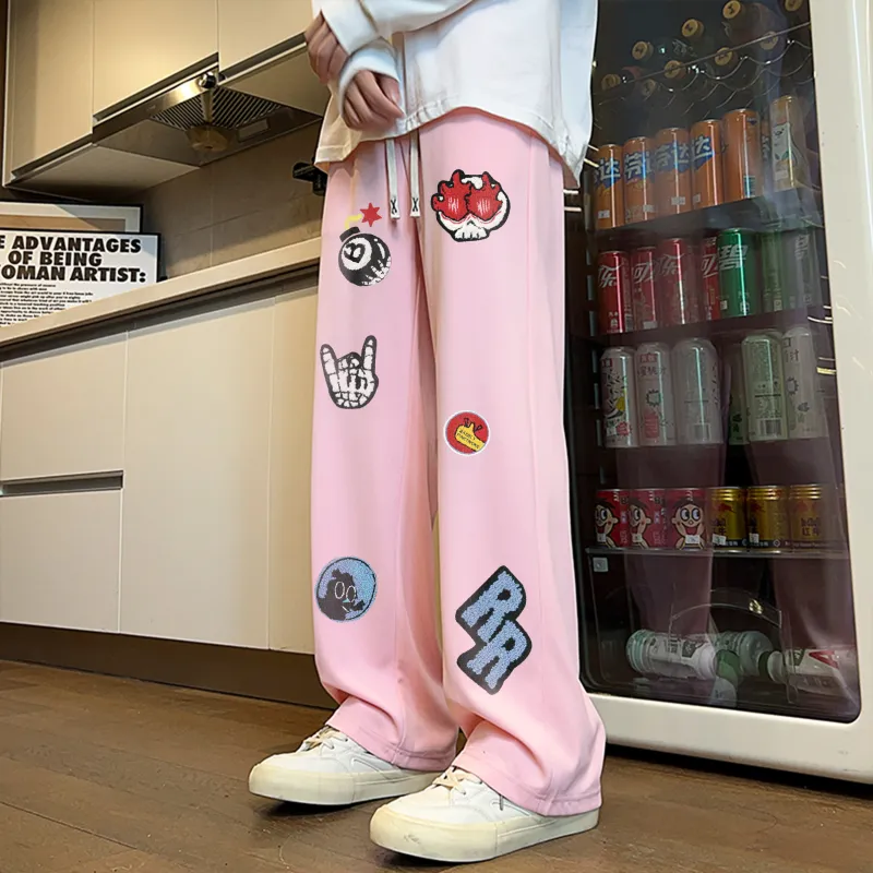 SUNSETMONENT Knitted Sweatpants Unisex-18