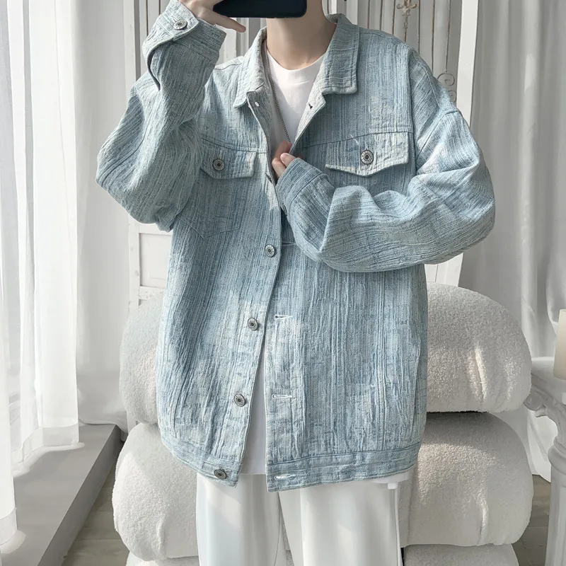 TESTUNG Denim Jackets Unisex-7