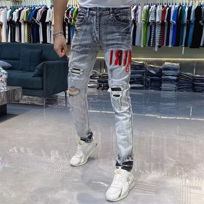 SUNSETMONENT Jeans Unisex Blue-3