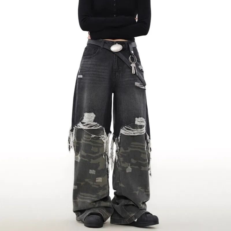 SUNSETMONENT Jeans Unisex Black-3