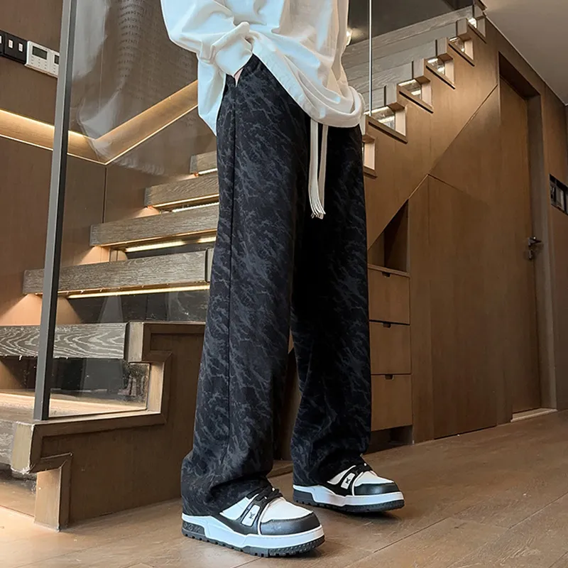 SUNSETMONENT Casual Pants Unisex Black-2