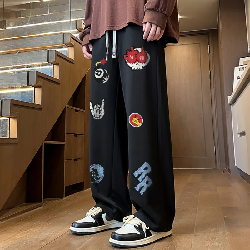 SUNSETMONENT Knitted Sweatpants Unisex-2